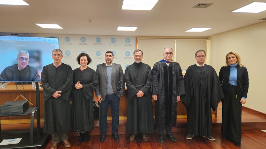 Doctoral student Bruno Rego completed his PhD in Business Sciences