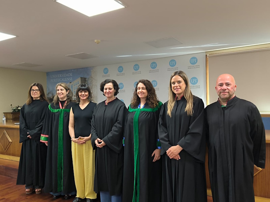 Doctoral student Ana Paula Arriscado completed his PhD in Business Sciences